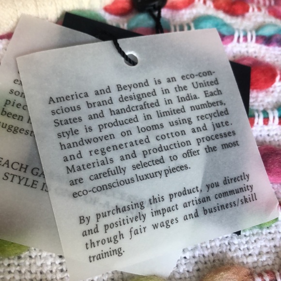 America & Beyond round handle boho bag - New with Tags - Picture 10 of 10